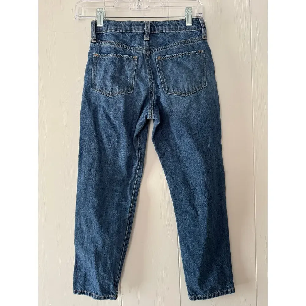 Girls Old Navy O.G. Straight High Rise Jeans, Size 10